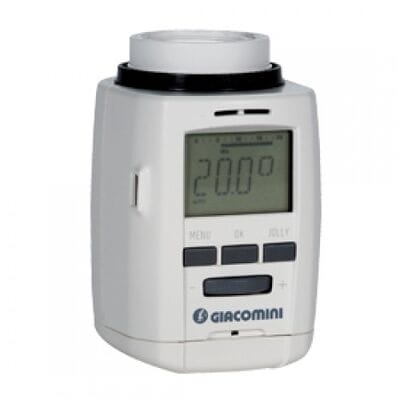 Термостатическая головка для радиатора отопления электронная 30x1,5 Giacomini K470H K470HX001