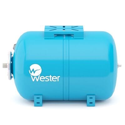 Мембранный бак Wester WAO50 горизонтальный для системы водоснабжения